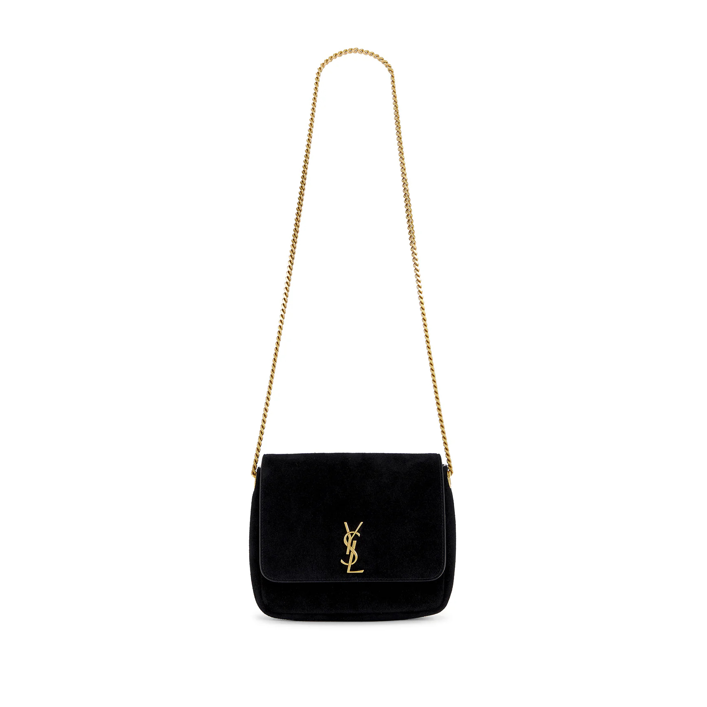 YSL KATE SHOULDER BAG IN SUEDE 851557C0X0W1000 (20*16*6cm)